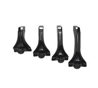Portaequipajes Adaptador Montaje Canalón para Techo Coche, Soporte Montaje Foco De Luz Universal con Canalón, Barras De Techo (27CM)