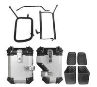 Portaequipajes Alforjas Laterales para Baúl Motocicleta Baúl Superior Alforja Baúl Trasero para Benelli para TRK 502X TRK502X Motocicleta Soporte(Option A)