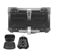 Portaequipajes Alforjas Laterales para Baúl Motocicleta Baúl Superior Alforja Baúl Trasero para Benelli para TRK 502X TRK502X Motocicleta Soporte(65L Top Box B)