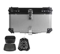 Portaequipajes Alforjas Laterales para Baúl Motocicleta Baúl Superior Alforja Baúl Trasero para Benelli para TRK 502X TRK502X Motocicleta Soporte(65L Top Box D)