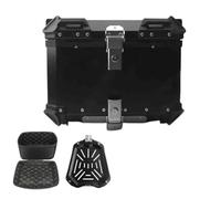 Portaequipajes Alforjas Laterales para Baúl Motocicleta Baúl Superior Alforja Baúl Trasero para Benelli para TRK 502X TRK502X Motocicleta Soporte(55L Top Box D)