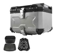 Portaequipajes Alforjas Laterales para Baúl Motocicleta Baúl Superior Alforja Baúl Trasero para Benelli para TRK 502X TRK502X Motocicleta Soporte(55L Top Box A)