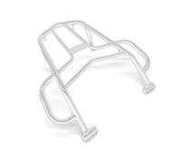 Portaequipajes Asiento Trasero Motocicleta Apto para CRF 300 300l para Rally 2021 2022 con Soporte Montaje para Estante De Carga con Empuñadura Estante Equipaje(Plata)