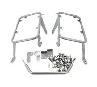 Portaequipajes Barras De Protección para El Sillín Lateral De Motocicleta, Soportes De Montaje, Portaequipajes Laterales para NC750S Y NC750X (2021-2023)(Plata)