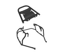 Portaequipajes Carga para Suzuki para V-Strom 1050 DL1050 2020 2021-ON Alforjas Superiores Alforjas Baúl E Motocicleta Soporte Acero Inoxidable(Black One Set)