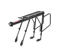 Portaequipajes de aleación de aluminio para bicicleta de montaña con reflector para bicicleta de montaña