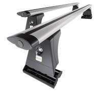Mossa Portaequipajes de Techo adecuadas para VW Volkswagen Multivan T7 Furgoneta (2022- ) - baca para Coche - Barras para Techo de Coche - Aluminio Plata - Puntos de Montaje 2