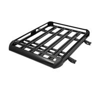 Portaequipajes de Aluminio Universal para Coche - Cesta para Techo y Equipaje, Color Negro, Carga de 68 kg
