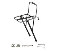 Portaequipajes de bicicleta estable en la parte delantera - universal para bicicletas | Cesta portátil para tenedor, adecuada para el crucero de bicicleta de montaña, para bolsas de t