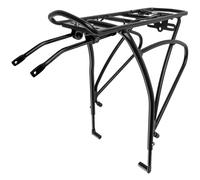 Portaequipajes de bicicleta para alforjas compatible con frenos de disco de 24 a 29" ( Negro )