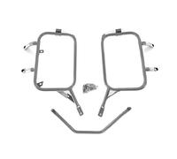 Portaequipajes De Motocicleta Accesorios para Motocicleta Alforja Caja Lateral Alforjas De Equipaje Estante Herramientas Soporte para Zontes 703F ZT703F(Plata)