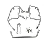 Portaequipajes de Motocicleta para Suzuki para V-Strom 800DE 2023 2024 2025 Alforjas Laterales Soporte para Caja Herramientas Baúl Superior Portaequipajes(Plata)