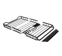 Portaequipajes de techo con extensión, cesta de carga universal para techo con capacidad de 150 lb, portaequipajes para SUV