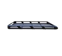 Portaequipajes de techo de doble capa de aleación de aluminio engrosado para SUV, marco de carga general para techo, portaequipajes de viaje para automóvil, modificación de estante(1.4m)