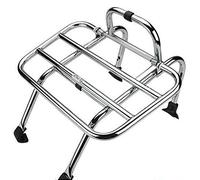 Portaequipajes delantero cromado con solapa abatible para Piaggio Vespa PX - PE LML y también adaptable para Vespa 50 special 125 Primavera ET3 PK