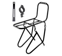 Portaequipajes Delantero De Acero para Bicicleta De Montaña, 957 G, 23 X 12,5 X 37 Cm. Capacidad De Carga De 15 Kg para Horquillas De 33-42 Mm. Ideal para Turismo Y Paseos por La Ciudad En Bicicletas