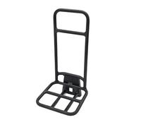 Portaequipajes delantero de aleación for bicicletas plegables compactas, portaequipajes ligero y soporte for bolsas(Black)