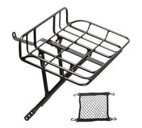 Portaequipajes delantero para bicicleta con puntales | Pizza Rack para montaje frontal para bicicletas de montaña, ligero para ciclismo, excursiones en bicicleta, entrega Gravel Bikes y bicicletas de