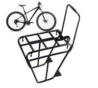 Portaequipajes Delantero para Bicicleta De Carretera, Cesta Frontal para Bicicleta de Aleación de Aluminio, Accesorios para Ciclismo Deportes al Aire Libre Fitness Familiar Acampada Senderismo