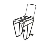 Portaequipajes delantero para bicicleta de montaña, portabicicletas delanteras, alforjas de carga para adultos, bolsa de metal, estante de equipaje, peso ligero