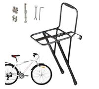 Portaequipajes Delantero Para Bicicleta - Soporte De Montaje Delantero Para Bicicleta - Soporte De Montaje Para Bolsa, Horquilla, Crucero, Almacenamiento, Cesta De Viaje, Desplazamientos Diarios Y Tra