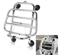 Portaequipajes Delantero para Vespa GTS 300 125 200 250 2018-2025,PSLER Soporte Estante Delantero Piezas de Motocicleta(Plateado)