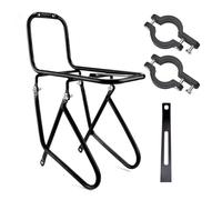 Portaequipajes frontal de acero para bicicletas de montaña, alforjas para equipo de ciclismo, bicicletas de montaña