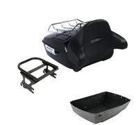 Portaequipajes King Pack para Motocicleta, Dos Estantes Superiores para Harley Tour Pak Street Electra Glide 1997 98 99 2000 01 02 03 04 05 06 07 2008