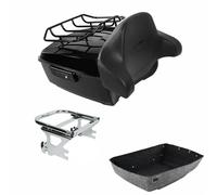 Portaequipajes King Pack para Motocicleta, Dos Estantes Superiores para Harley Tour Pak Street Electra Glide 1997 98 99 2000 01 02 03 04 05 06 07 2008