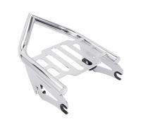 Portaequipajes Kit Soporte Manijas Agarre Traseras Portaequipajes Cromado Negro para Touring Street Glide Ro&ad King 2009-2015 16 17 18 19 20 21 22 23 24