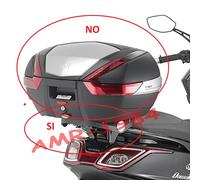 GIVI SR6107 Baúl Tirante para Monokey Y Monolock Baúl sin Placa, Carga Máxima 10 Kg