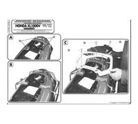 PORTAEQUIPAJES LATERAL KAPPA MONOKEY PARA HONDA XL 1000V VARADERO (99-02) - TAMB