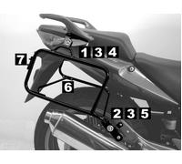 Portaequipajes lateral Lock-it negro para Honda CBF 600 S/N (2008-2013)