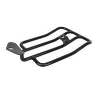 Portaequipajes Lateral Motocicleta para XL Sportsters 2004-2021 XL1200 883 Guardabarros Trasero Acero Cromado Negro para Motocicleta Asiento Individual Portaequipajes Estante Soporte(Black)
