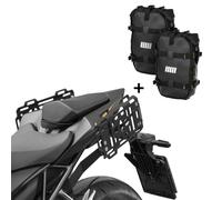 PORTAEQUIPAJES Laterales Compatible Con Honda CB 1000 Hornet + Bolsas Tamaño S