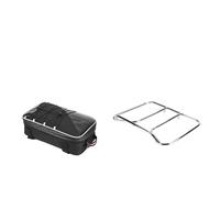 Portaequipajes Marco Motocicleta para BMW para Vario Case R1200 1250 GS F850GS F750GS R1200GS R1250GS LC ADV Adventure Portaequipajes Estuches Rieles(Silver Set with Bag)
