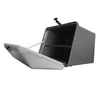 Portaequipajes Moto baúl Reparto Gris con Bandeja y Reflectantes homologados