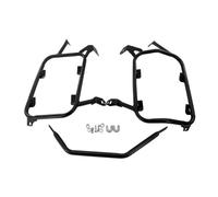 Portaequipajes Moto para BMW para R1200GS para R1250GS LC para Adventure R 1200 1250 GS para ADV Alforjas Laterales Rack Alforja Funda con Soporte Caja(Black)