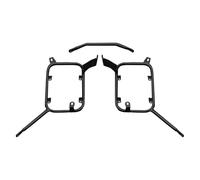 Portaequipajes Moto para Kawasaki para Versys para 650 2010-2014 Caja Trasera para Maletero Motocicleta Soporte Alforjas Portaequipajes Bolsas Laterales(Black Pannier Rack)