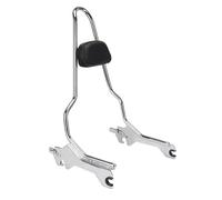 Portaequipajes Motocicleta para FXFB para FXFBS 2018+ Respaldo Trasero para Pasajero Motocicleta Desmontable Sissy Bar Portaequipajes Carga(Chrome)