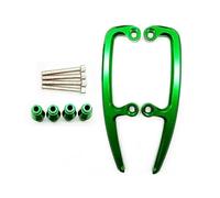 Portaequipajes Motocicleta para Kawasaki Z 650 Z650 para Ninja650 2017-2022 Kit Barra Agarre para Riel Asiento Trasero Pasajero Motocicleta Portaequipajes Carga(Verde)