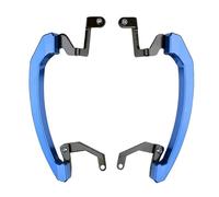 Portaequipajes Motocicleta para MT-07 FZ-07 MT07 FZ07 2014-2017 Barras Agarre Asiento Trasero Pasajero Asidero Pasamanos Pasamanos Portaequipajes Carga(Azul)