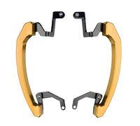 Portaequipajes Motocicleta para MT-07 FZ-07 MT07 FZ07 2014-2017 Barras Agarre Asiento Trasero Pasajero Asidero Pasamanos Pasamanos Portaequipajes Carga(Gold)