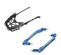 Portaequipajes Motocicleta para Tenere 700 2019-2024 para XTZ700 para Rally Edition 2020-2024 Portaequipajes Trasero Juego Manijas Agarre Pasajeros(Peacock Blue)