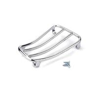 Portaequipajes Motocicletas, Estribo Delantero, Estante para Casco, Soporte para Bolsa Viaje para GTS 125 150 GTV Sei Giorni, Accesorios para Scooter Estante(Chrome)