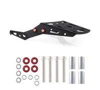 Portaequipajes Motocicletas para Grom 125 para Msx125 2022 2023 2024, Extensión De Portaequipaje Trasero, Soporte Aluminio para Equipaje Motocicleta(Rojo)