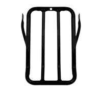 Portaequipajes para Asiento Soporte para portaequipajes de Guardabarros de Motocicleta Compatible con Harley Sportster XL, Iron 883, 1200, Nightster Forty Eight y 72.(Rack Gloss Black)