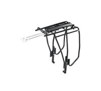 Portaequipajes para bicicleta Topeak Uni super Tourist Fat, color negro