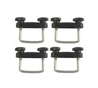 Portaequipajes para Coche Kit Montaje Caja Techo Kit Abrazadera Perno En U Caja Techo Resistente Kit Soporte Portaequipajes Techo Duradero Universal Montaje para Coche(90mm)