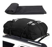 Portaequipajes para el Techo, Impermeable, Plegable, Tela Oxford 600D, Impermeable, Suave, para Transporte de Viaje, de Techo 600D + Almohadilla Antideslizante, Se référer au descriptif